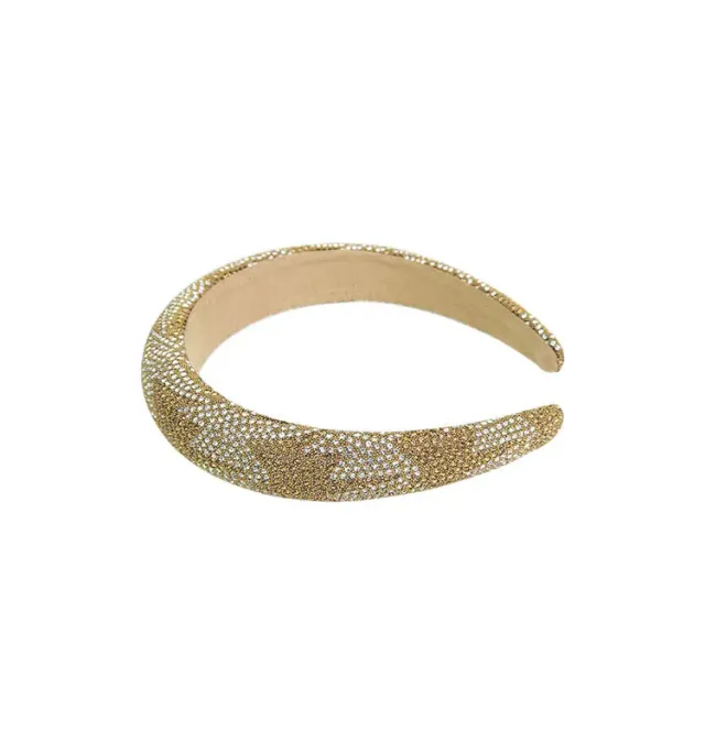 Wos Flashy hairband diadem beige strass