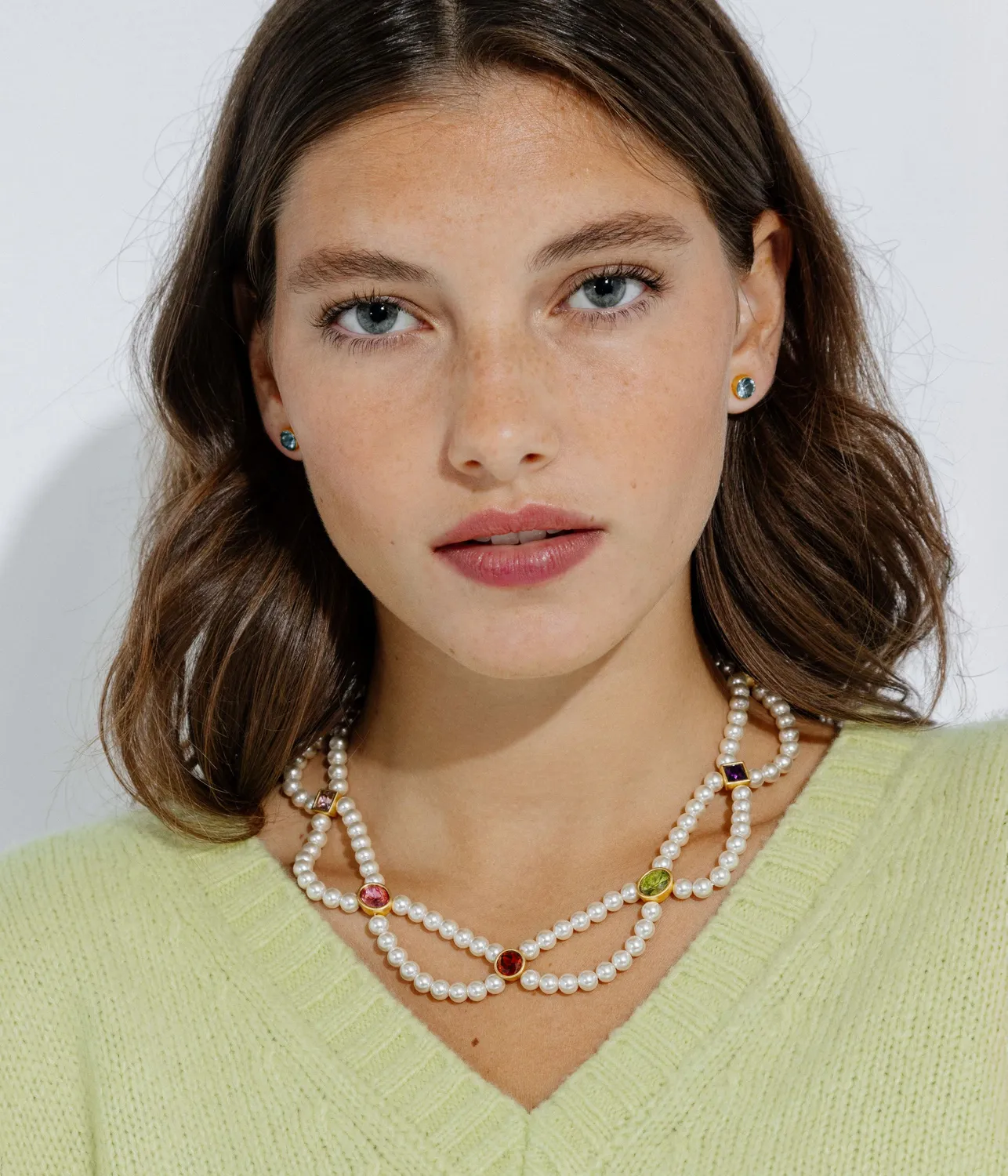 Loren Hope Lenora Pearl halskjede multi perler
