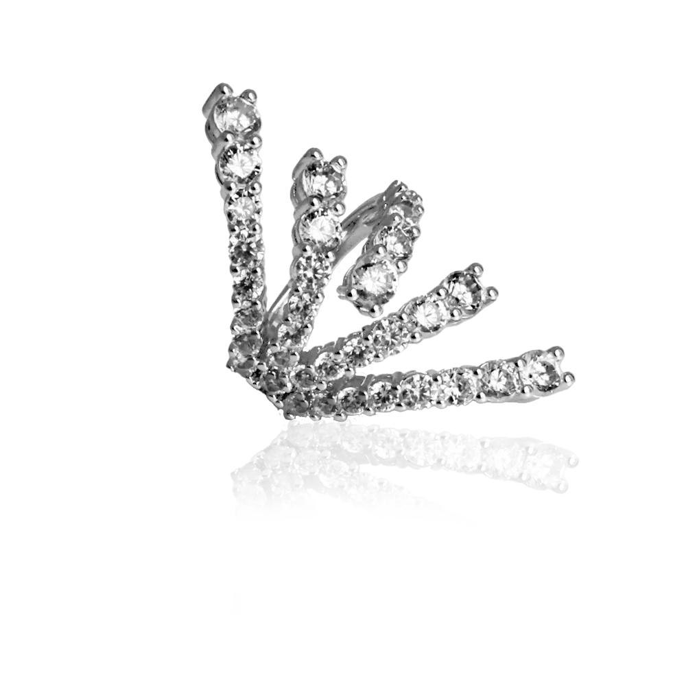 IOAKU Sparkle Sunfeather ring gull justerbar 4 cm