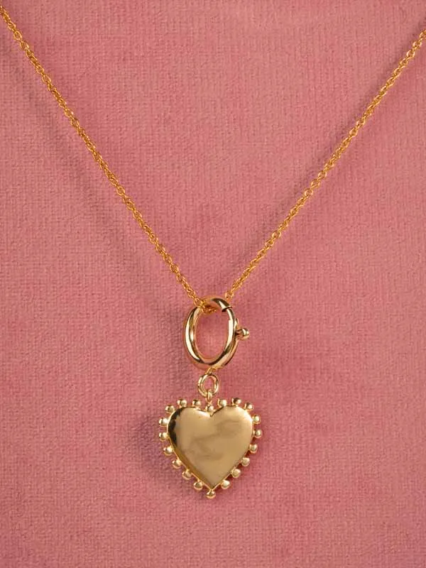 pfg Stockholm Heart berlock hjerte gull