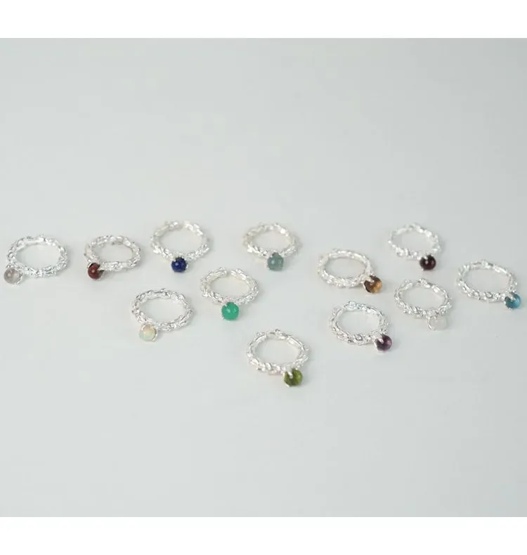 Wos Bedazzled Månedssten ring sølv 925