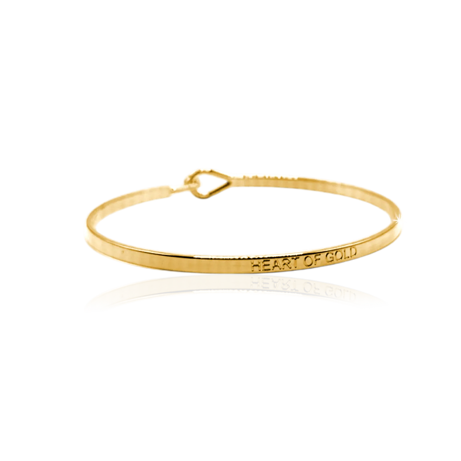 IOAKU Heart of Gold cuff armbånd gull vanntett