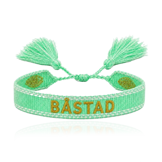 IOAKU Båstad Woven armbånd mintgrønn