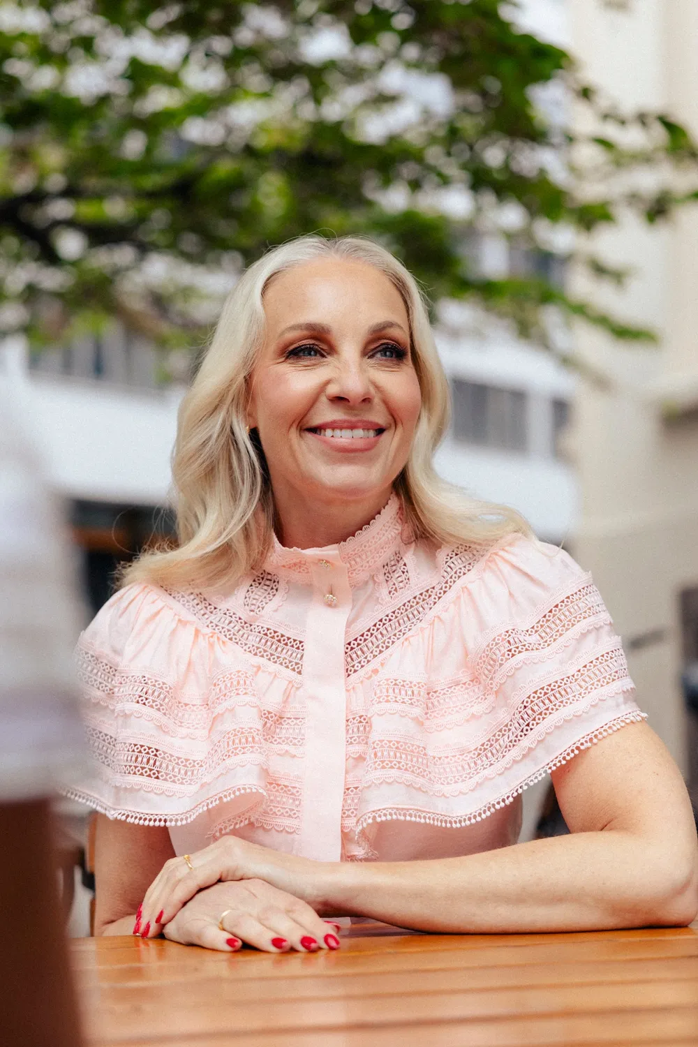 Janne Formoe Ulvifåreklær bluse pearl blush viskose