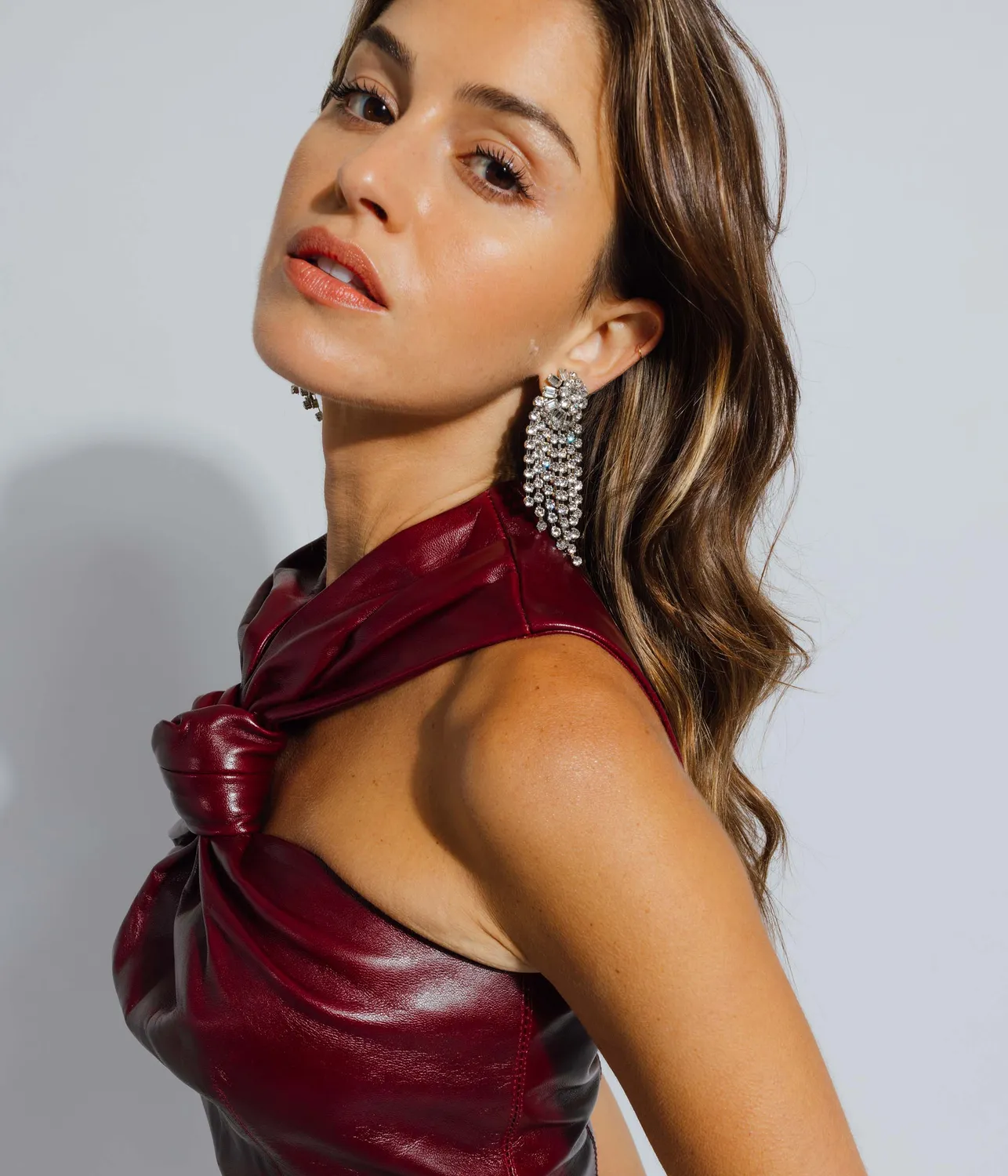 Loren Hope Billie Statement clip-on øredobber Crystal