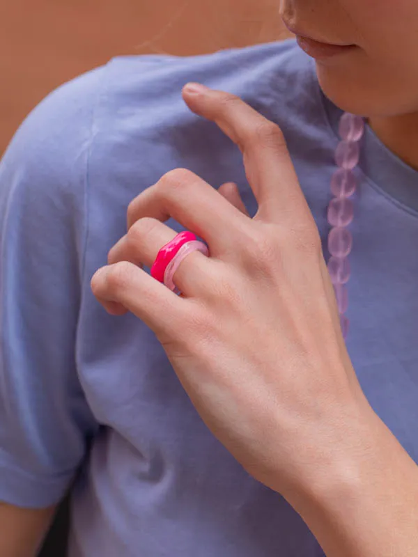 pfg Stockholm Color Ring ring lysrosa enkel