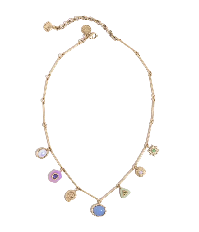 Loren Hope Marbella Charm kjede Multi fargerik 42cm