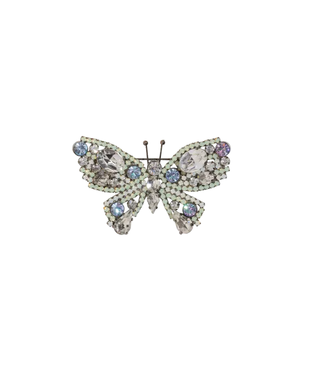 Loren Hope Small Butterfly brosje Chrysolite Opal Vitrail