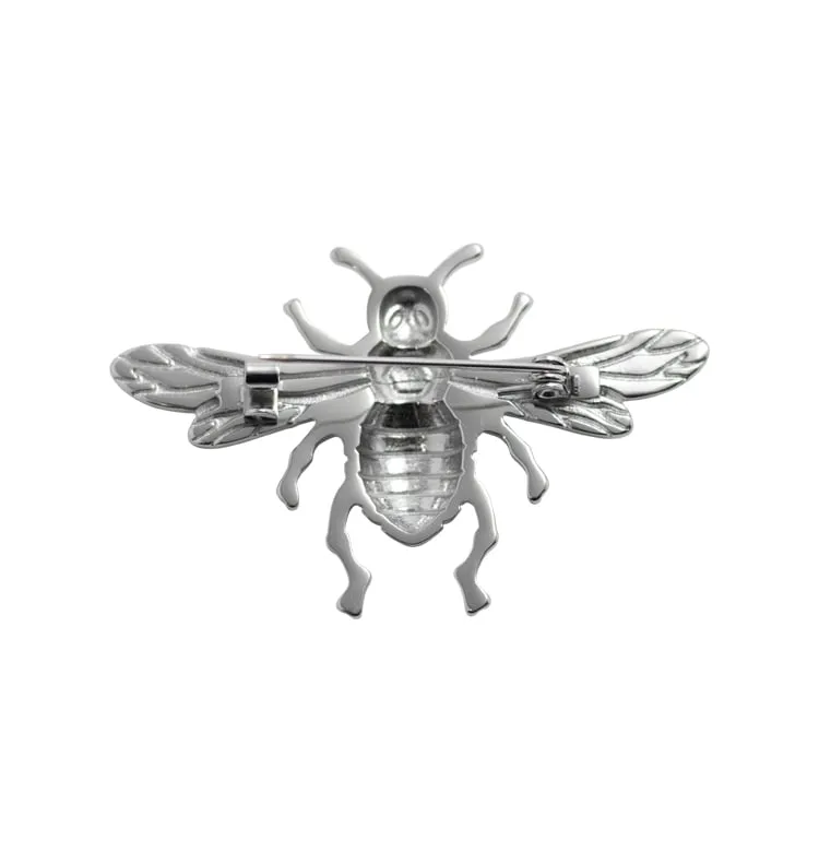 Wos WOS UP Bee brosje sølv 54 mm