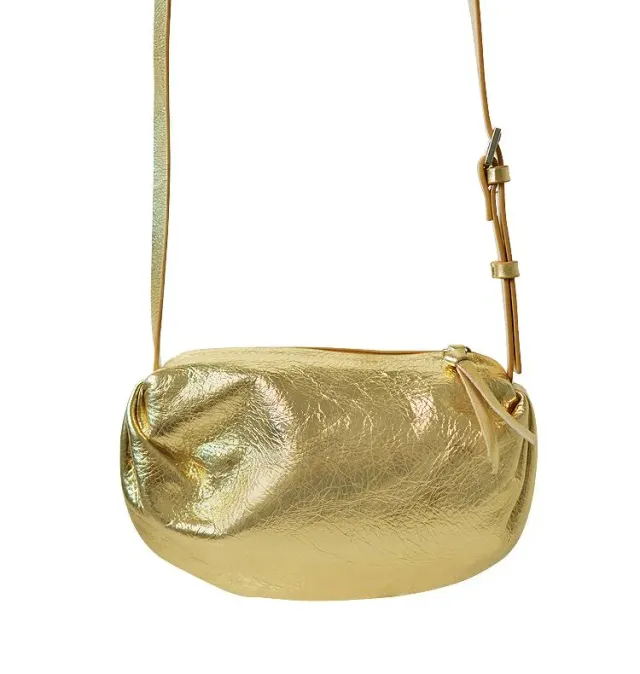 Wos Terry festveske gull 21 cm skinn