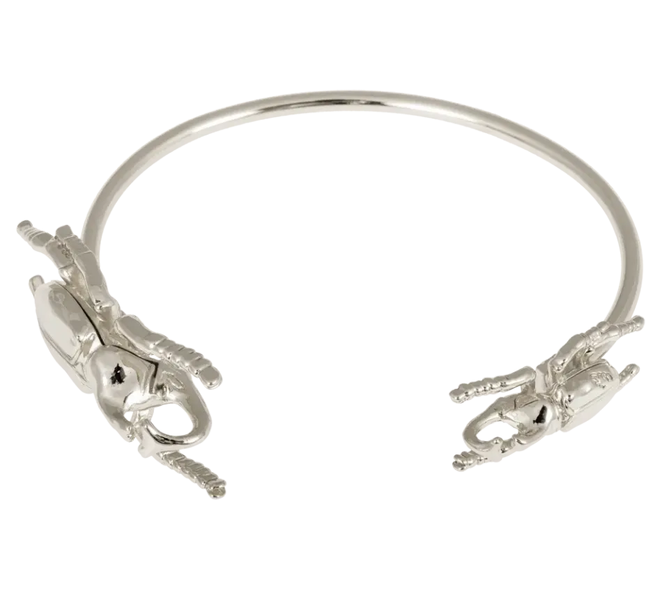 IOAKU Beetle Cuff armbånd gull 15cm bred armring