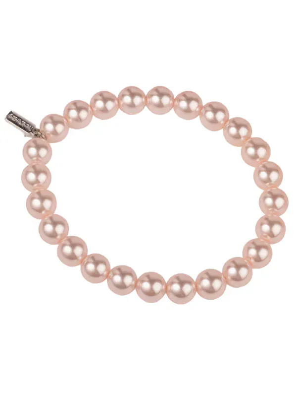 pfg Stockholm Vera armbånd rosa ekte perler