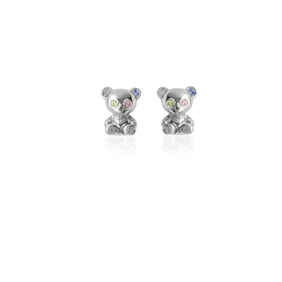 IOAKU Bear Skeleton ørestikker mix gull