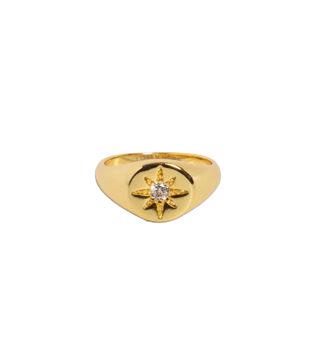 Loren Hope Seraph ring gull CZ statement