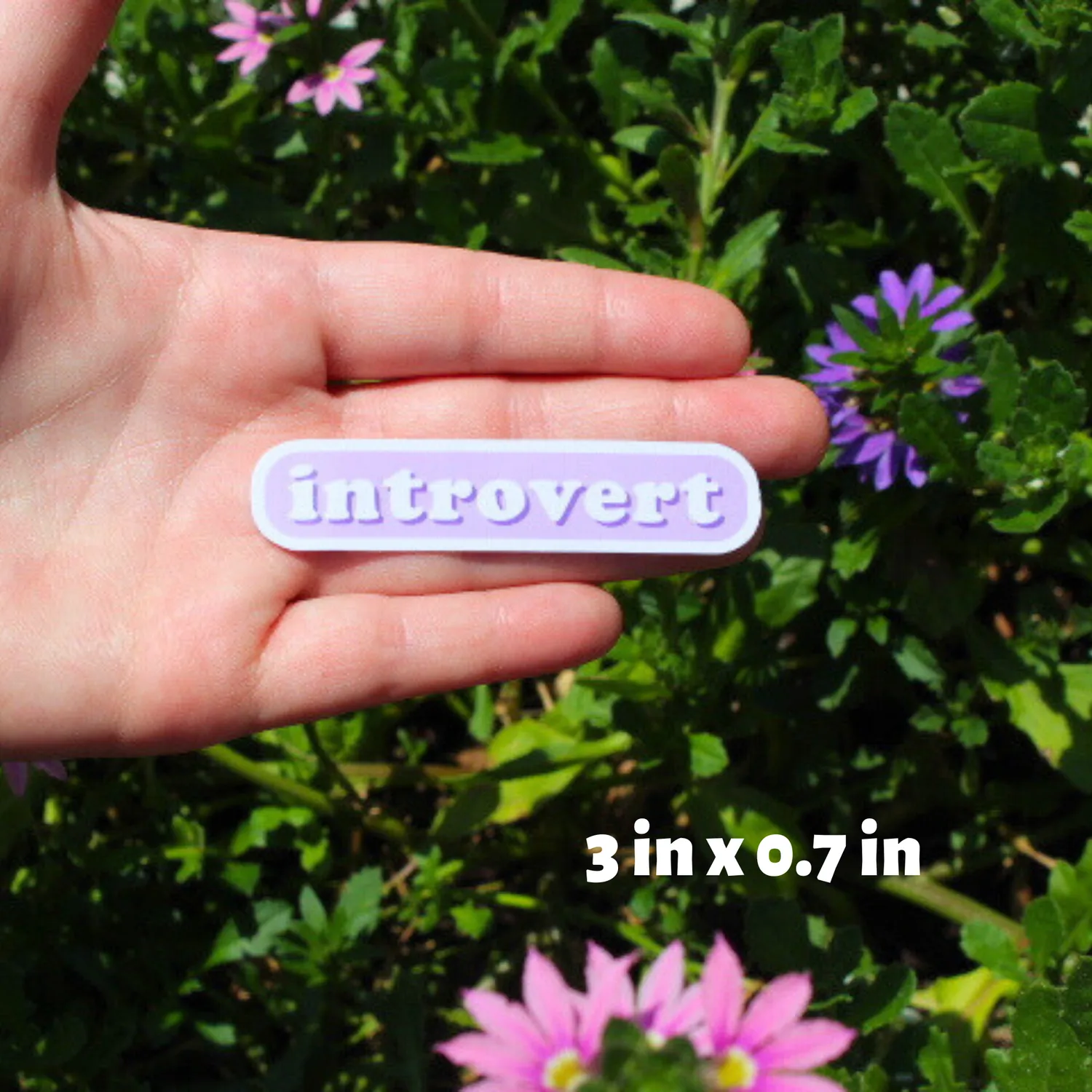 MiniKitty Introvert klistremerke vinyl vanntett