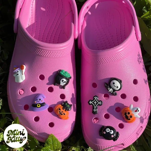 MiniKitty Halloween skopynt croc charms blandet