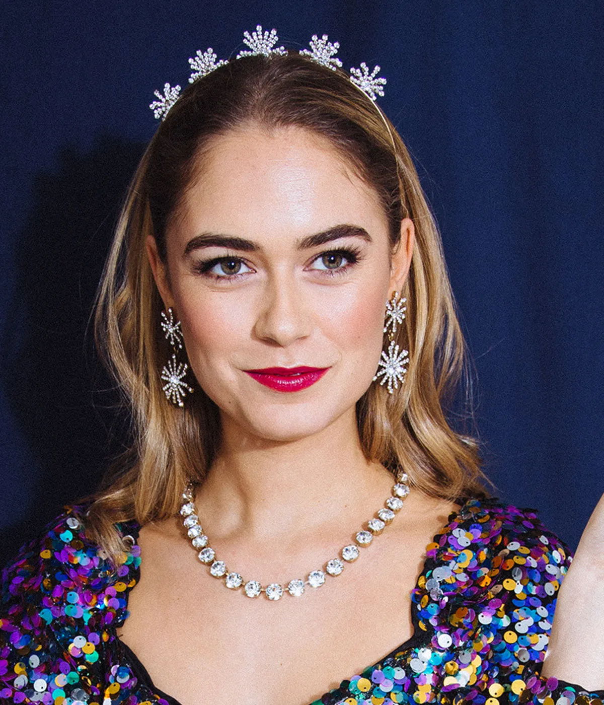 Loren Hope Starlet hårbøyle krystall gull
