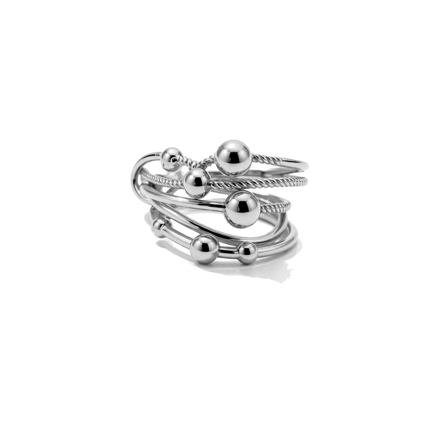 IOAKU Berry Signature ring gull str 7 vanntett