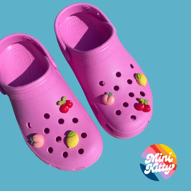 MiniKitty Fruit Croc Charms anheng sitron