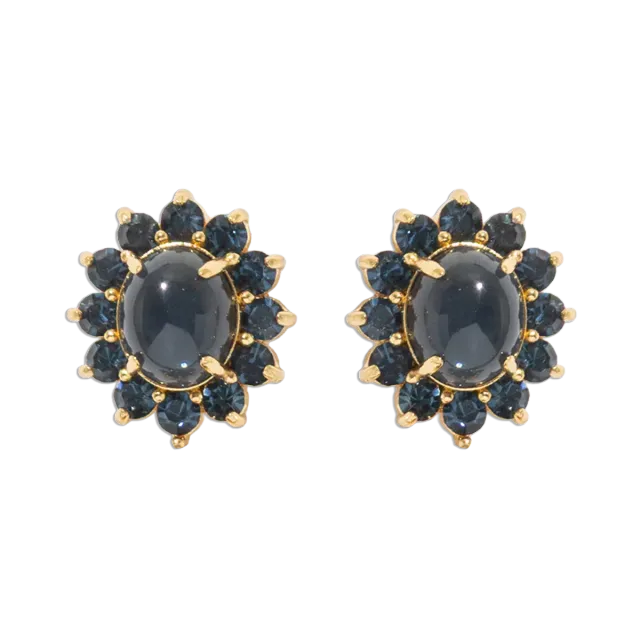 Loren Hope Georgie Stud ørestikker Marineblå glass