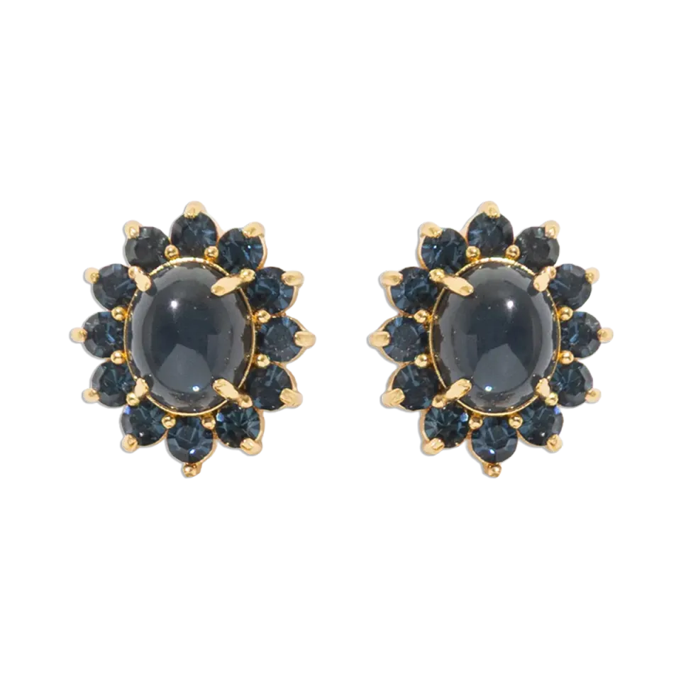 Loren Hope Georgie Stud ørestikker Marineblå glass