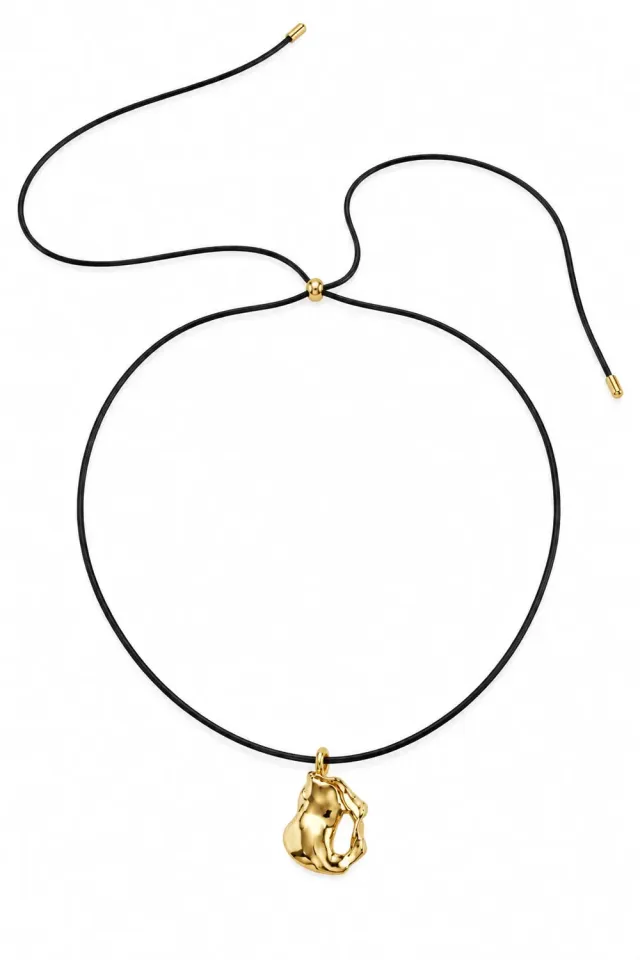 Wos Nomi Necklace Gold halskjede gull 100 cm langt