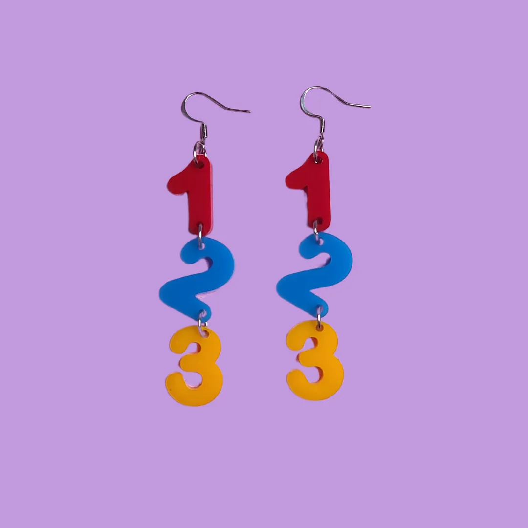 MiniKitty Math Numbers 1 2 3 øredobber tall