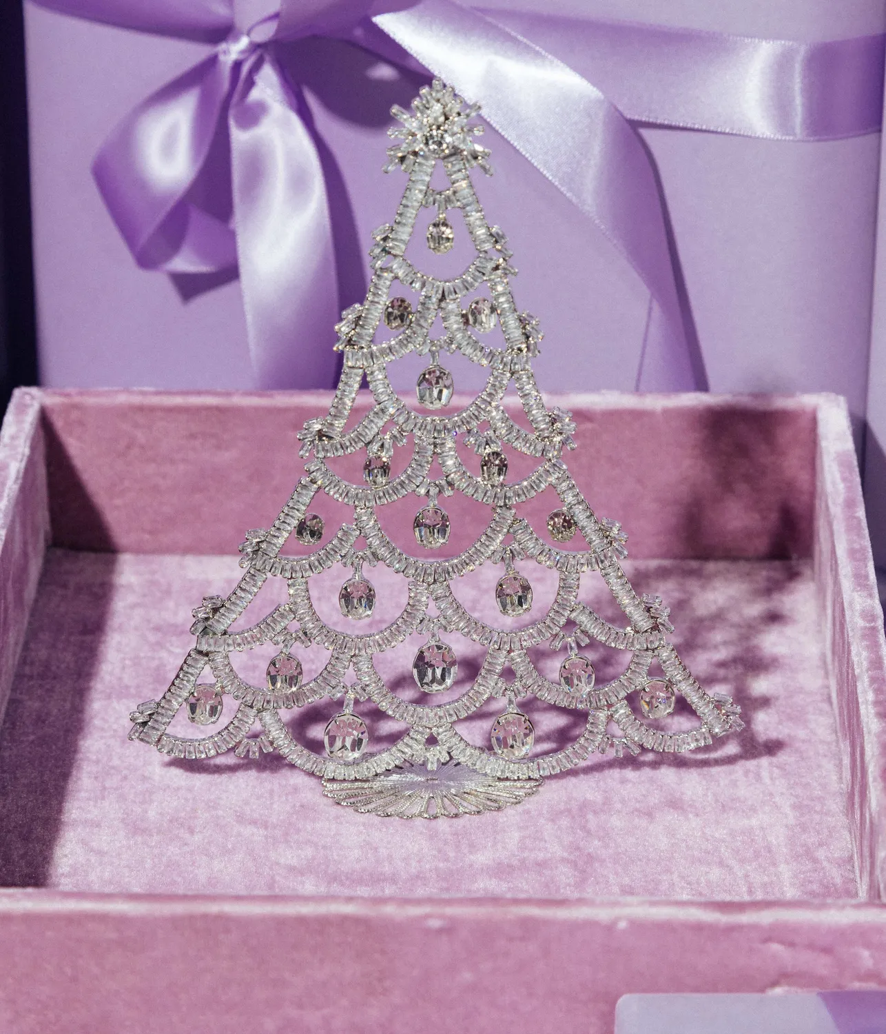 Loren Hope Belle juletre Crystal 16,5 cm