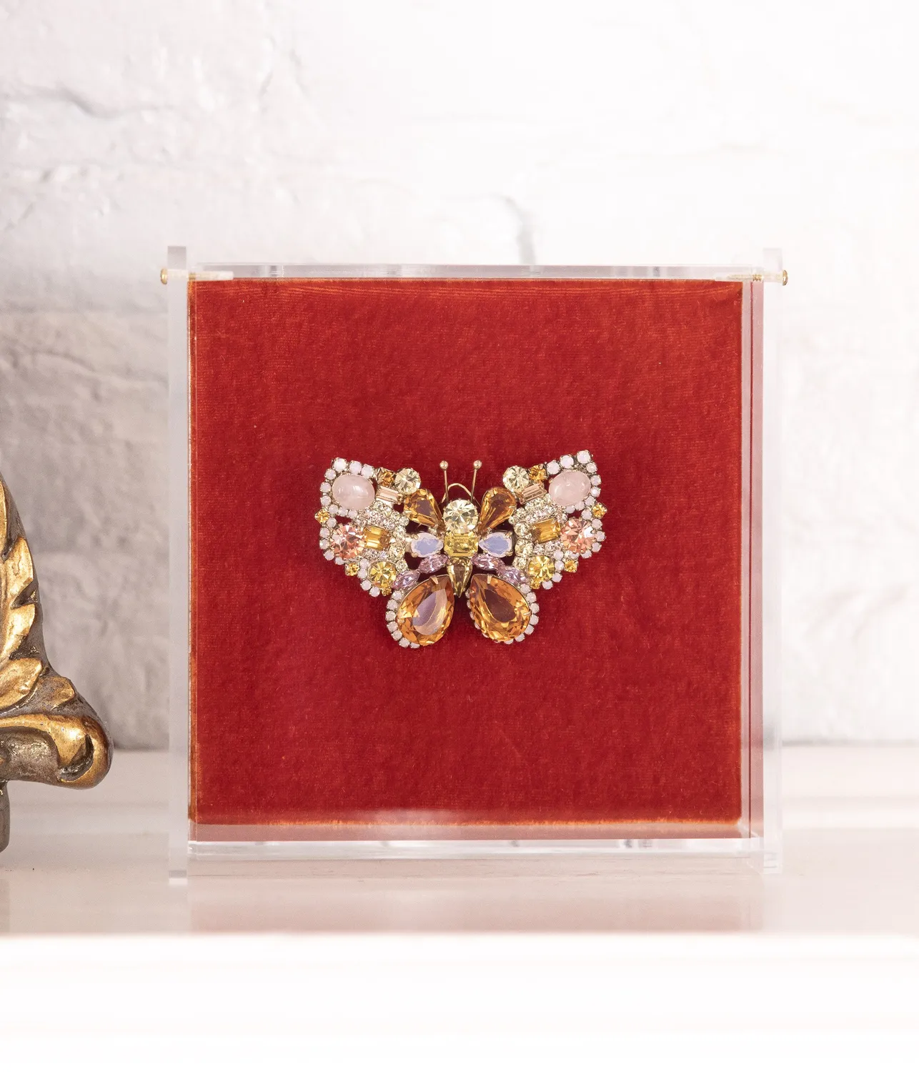 Loren Hope Medium Butterfly brosje Topaz unika