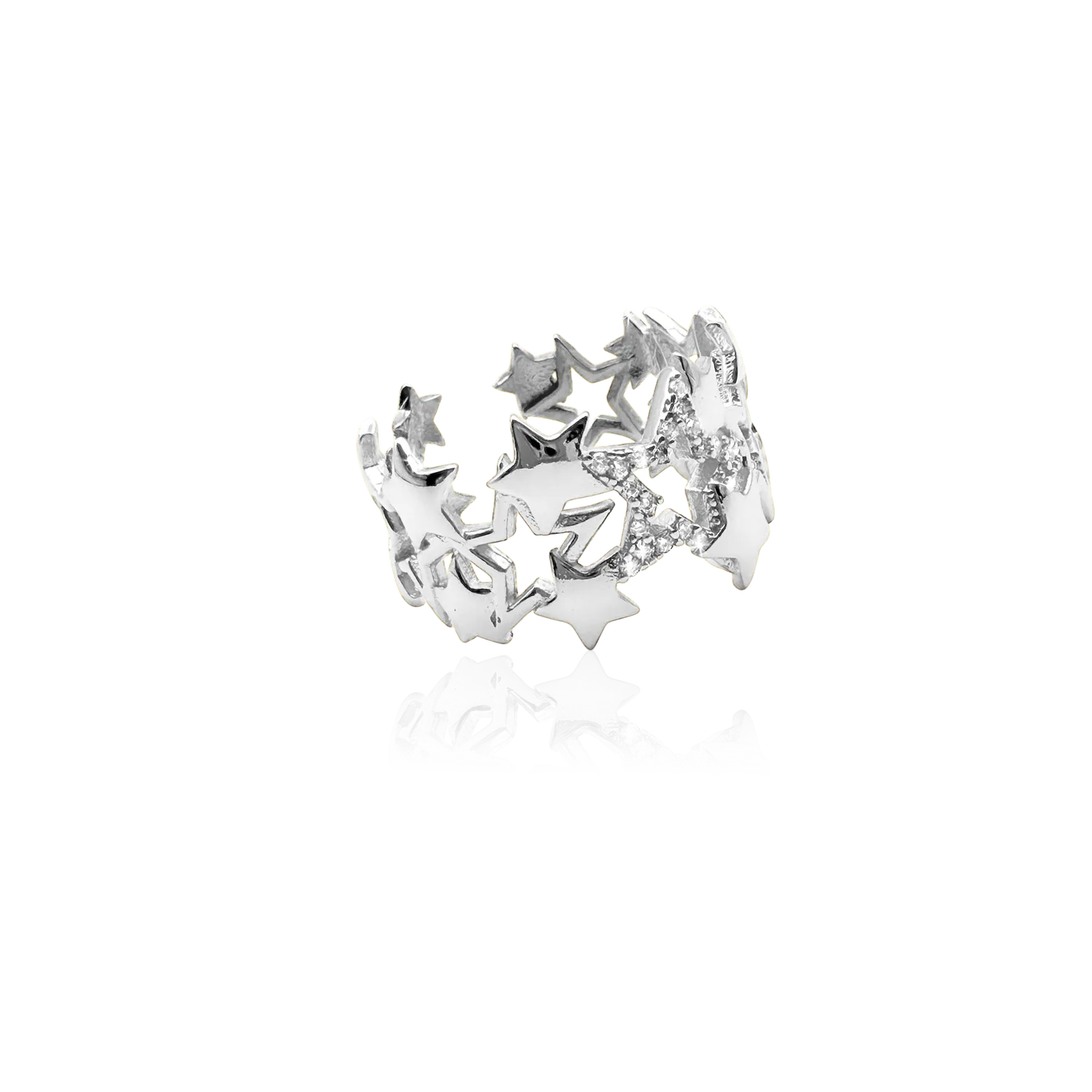 IOAKU Stellar Glow ring gull justerbar 1 cm