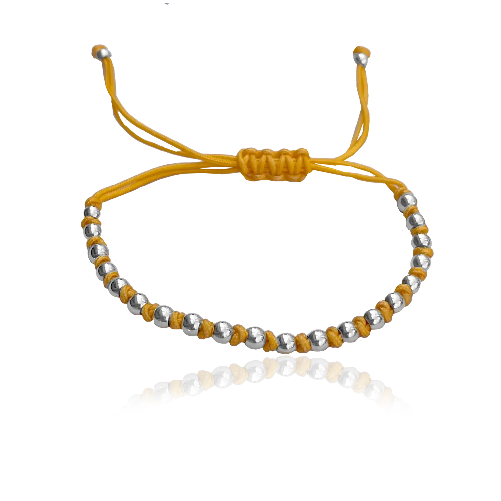 IOAKU Berry Braided Single armbånd svart gull vanntett