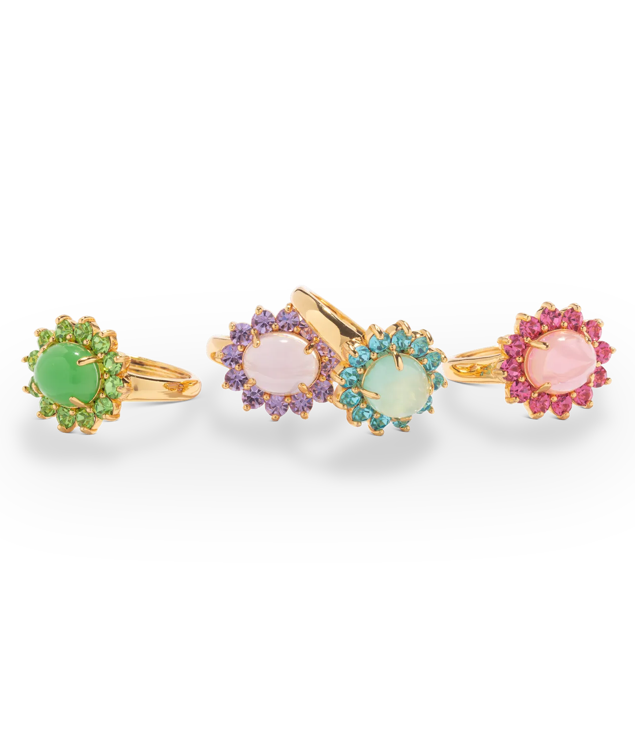 Loren Hope Georgie ring fiolett justerbar cocktailring