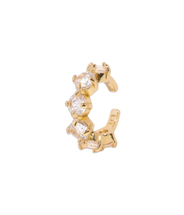 Loren Hope Aura ear cuff crystal gull