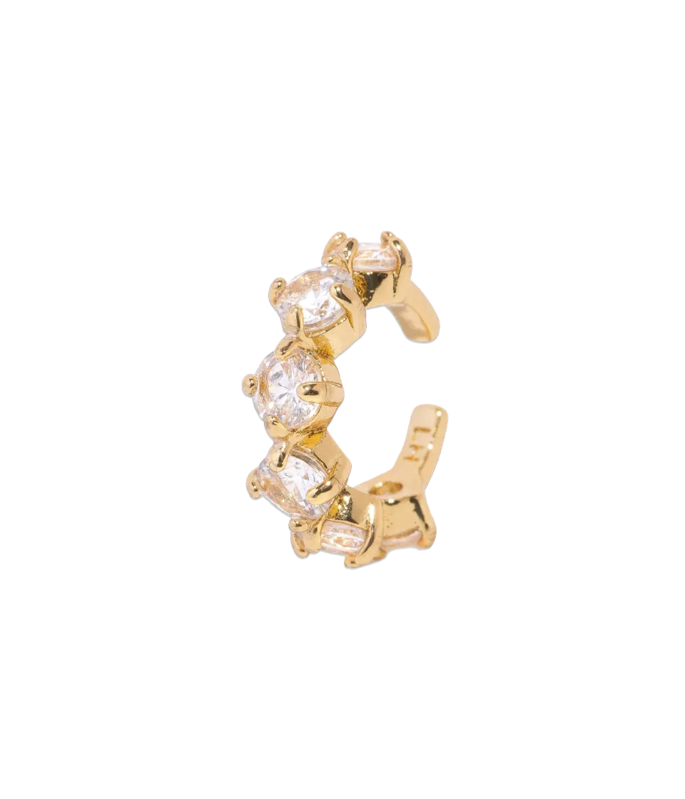 Loren Hope Aura ear cuff crystal gull