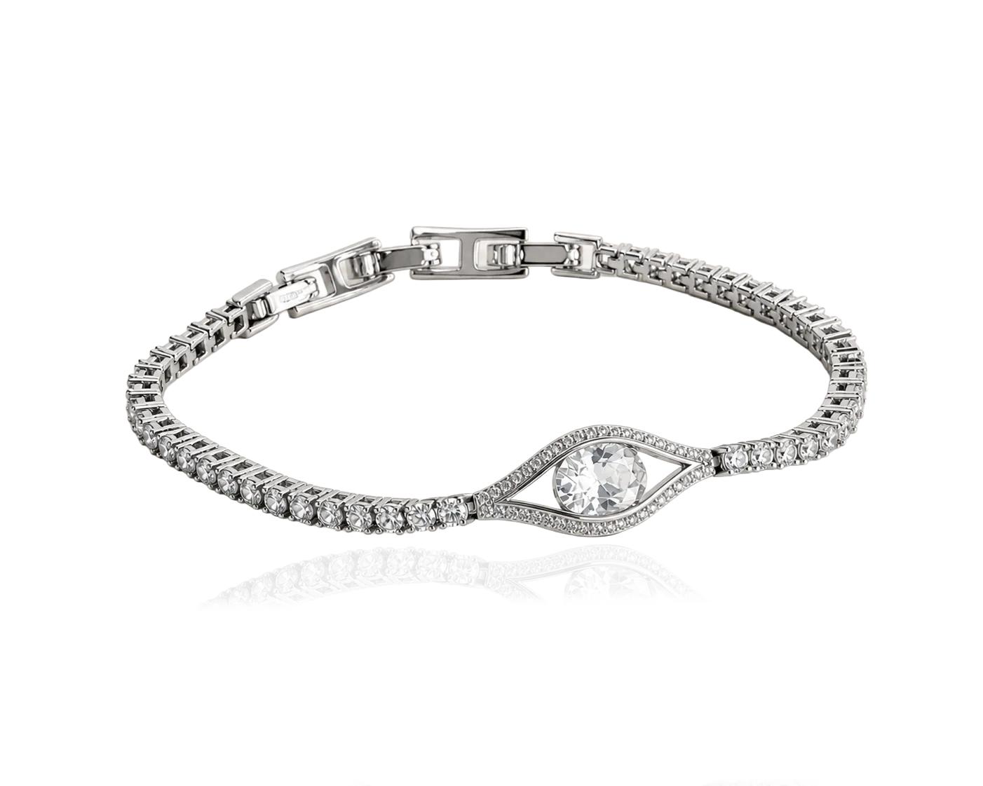 IOAKU Elecktra Sparkle Eye armbånd hvit 17,5 cm