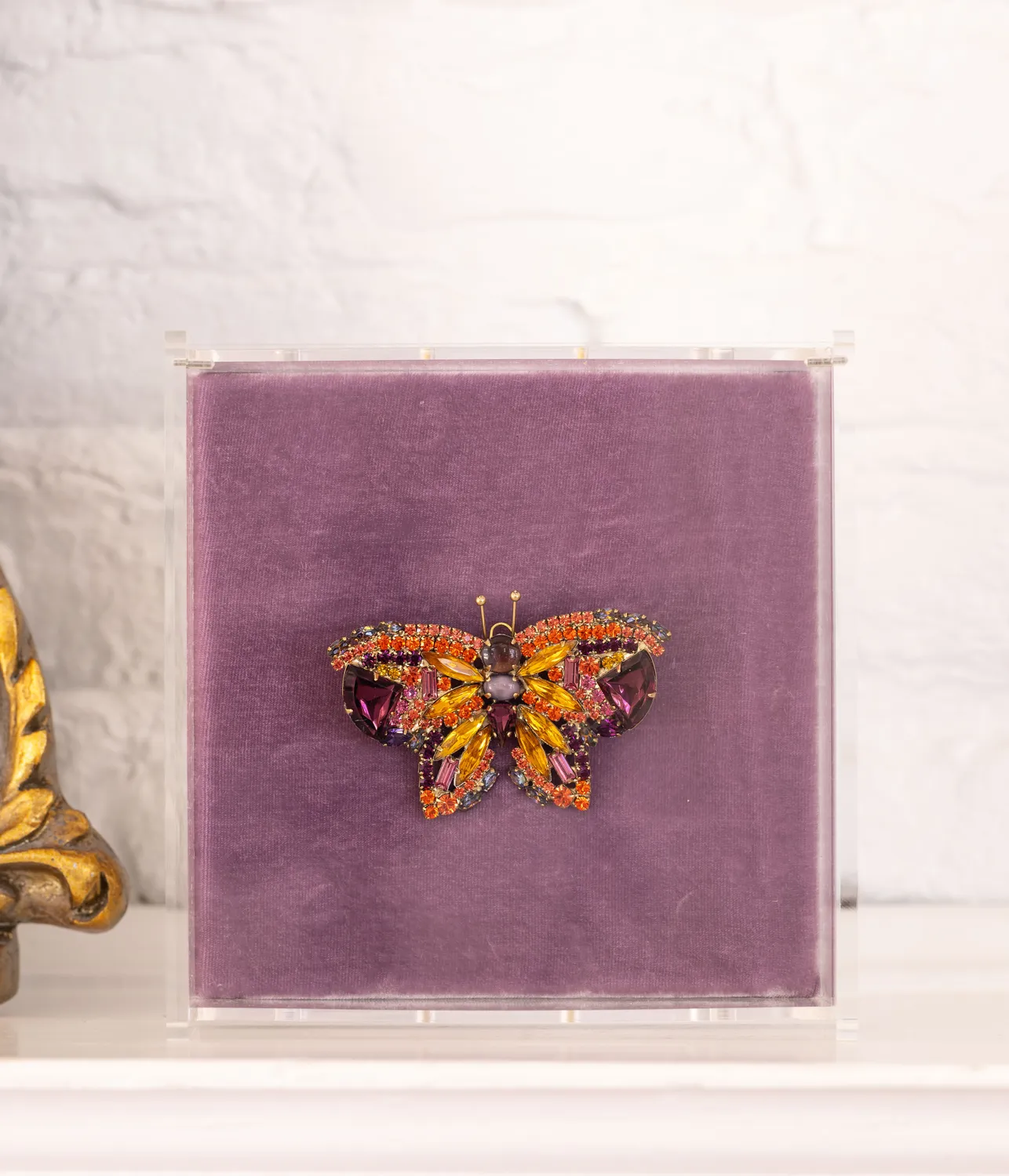 Loren Hope Medium Butterfly brosje topas ametyst unika