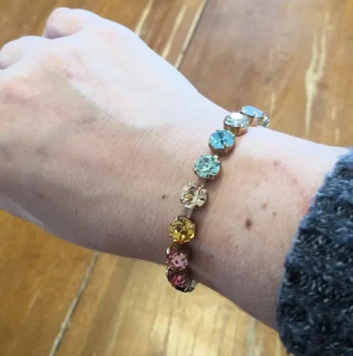 Loren Hope Arista armbånd smoked sapphire glass