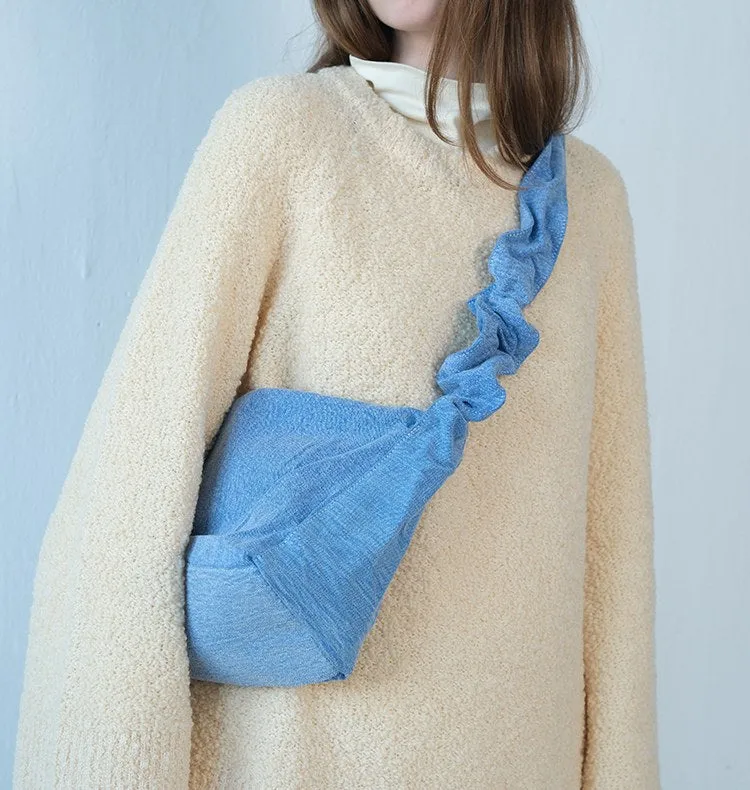 Wos Tilda veske denim blå crossbody