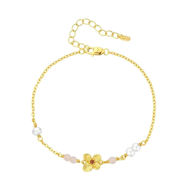 Wioga Camille B-11022-GP armbånd forgylt 15,5 cm