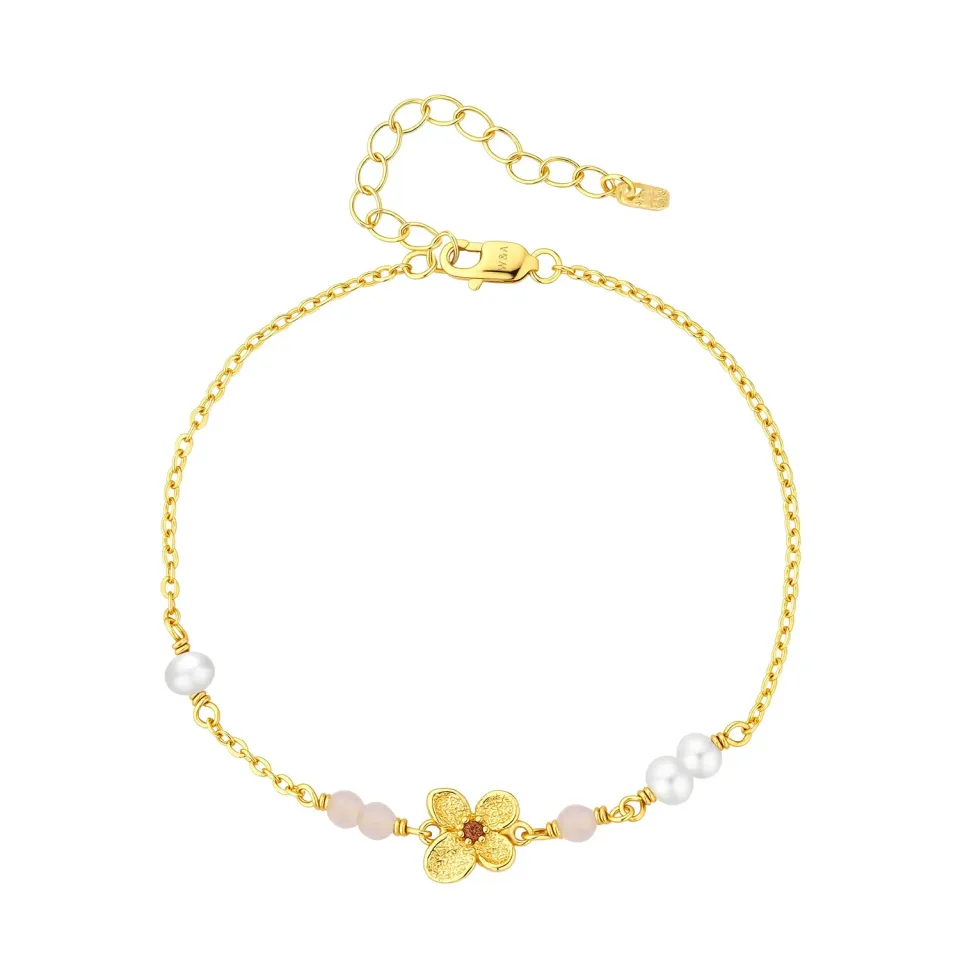 Wioga Camille B-11022-GP armbånd forgylt 15,5 cm