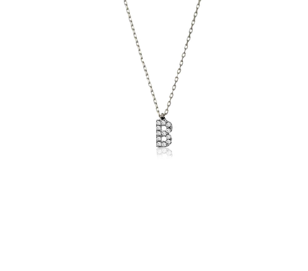 IOAKU Identity Micro Necklace AZ halskjede gull bokstav A