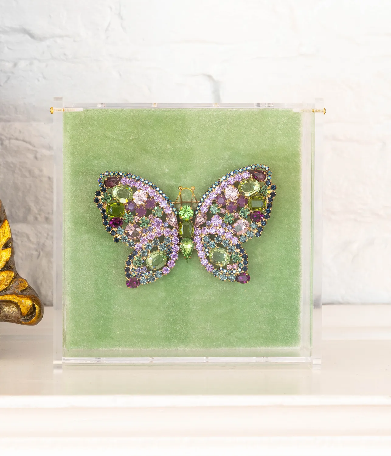 Loren Hope X-Large Butterfly brosje fiolett amethyst
