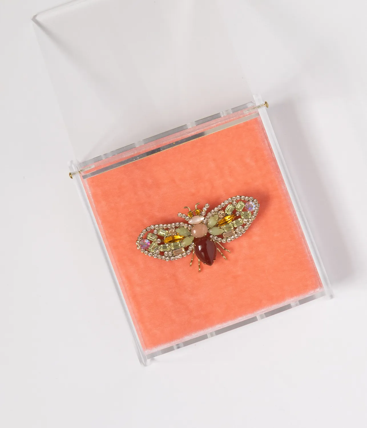 Loren Hope Poppy the Bee brosje multi 6,9 cm