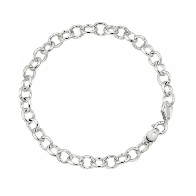 Wos River armbånd 925 sølv 18,5 cm 5 mm