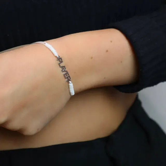 IOAKU Player Beige tennisarmbånd gull beige kirurgisk stål