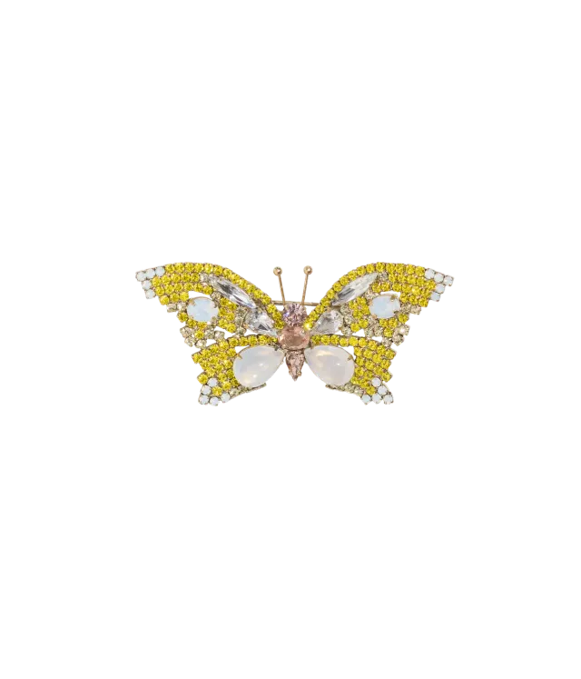 Loren Hope Small Butterfly brosje Citrine