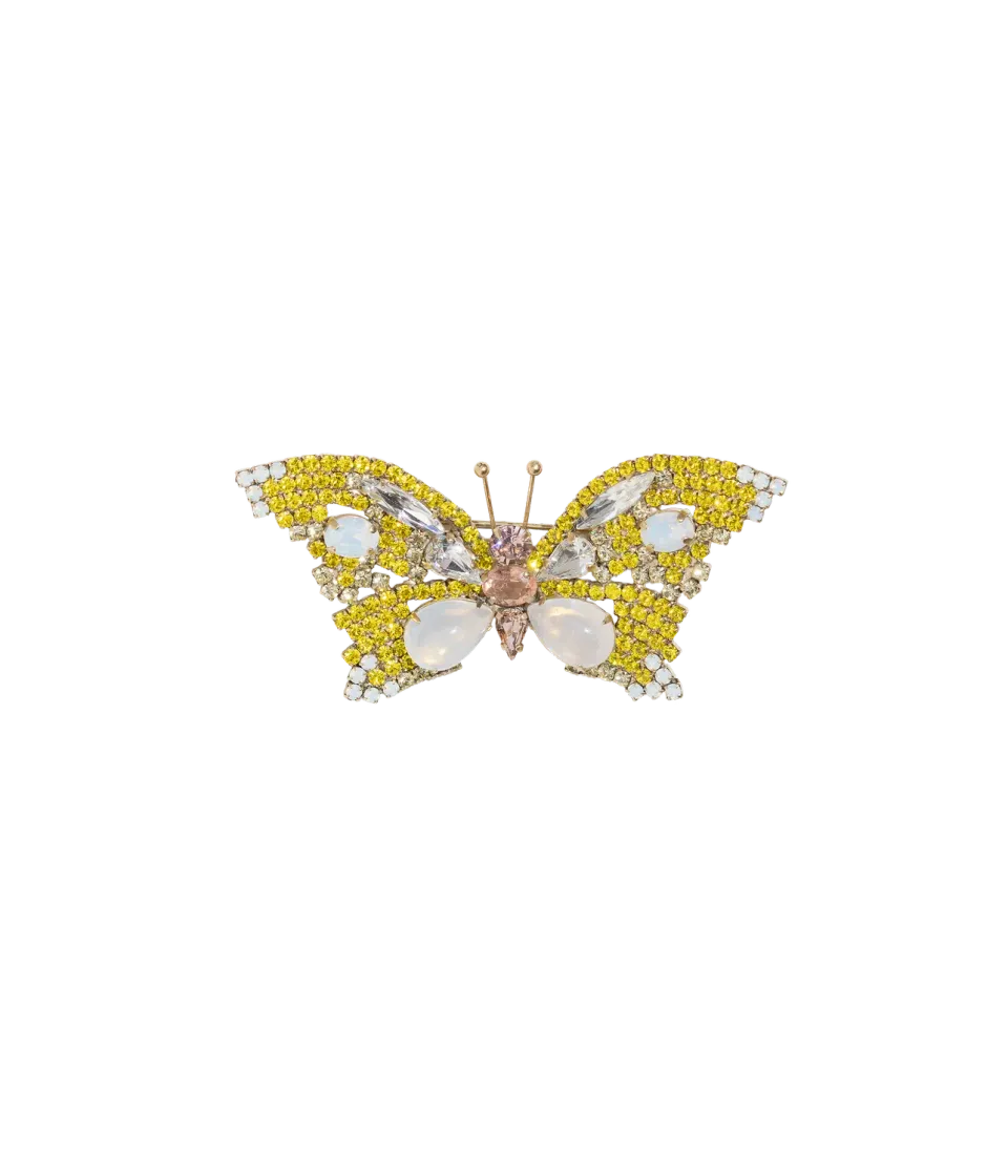 Loren Hope Small Butterfly brosje Citrine