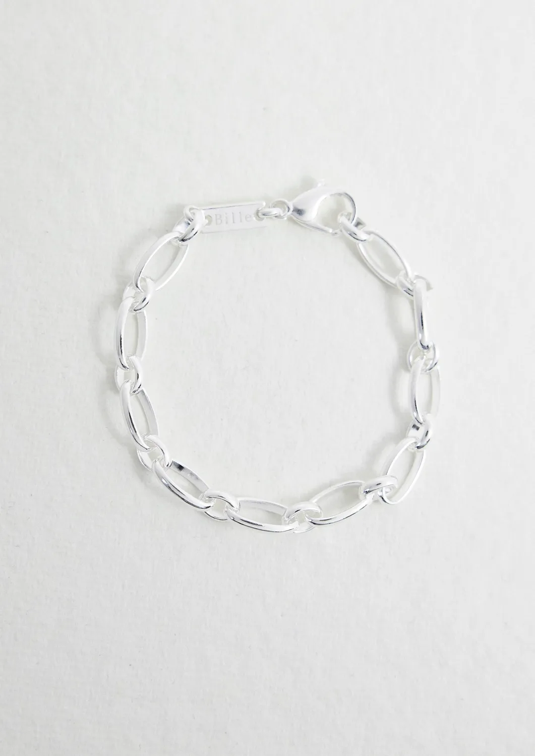 Studio Bille Oval Rolo armbånd sølv 19 cm resirkulert