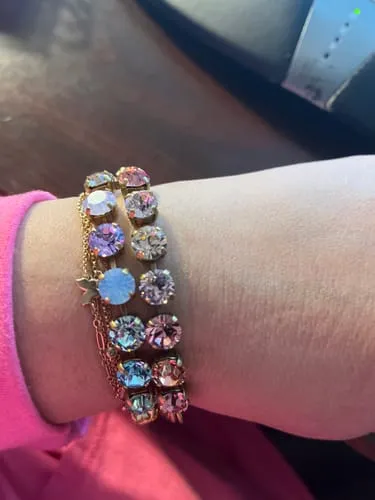 Loren Hope Arista armbånd smoked sapphire glass