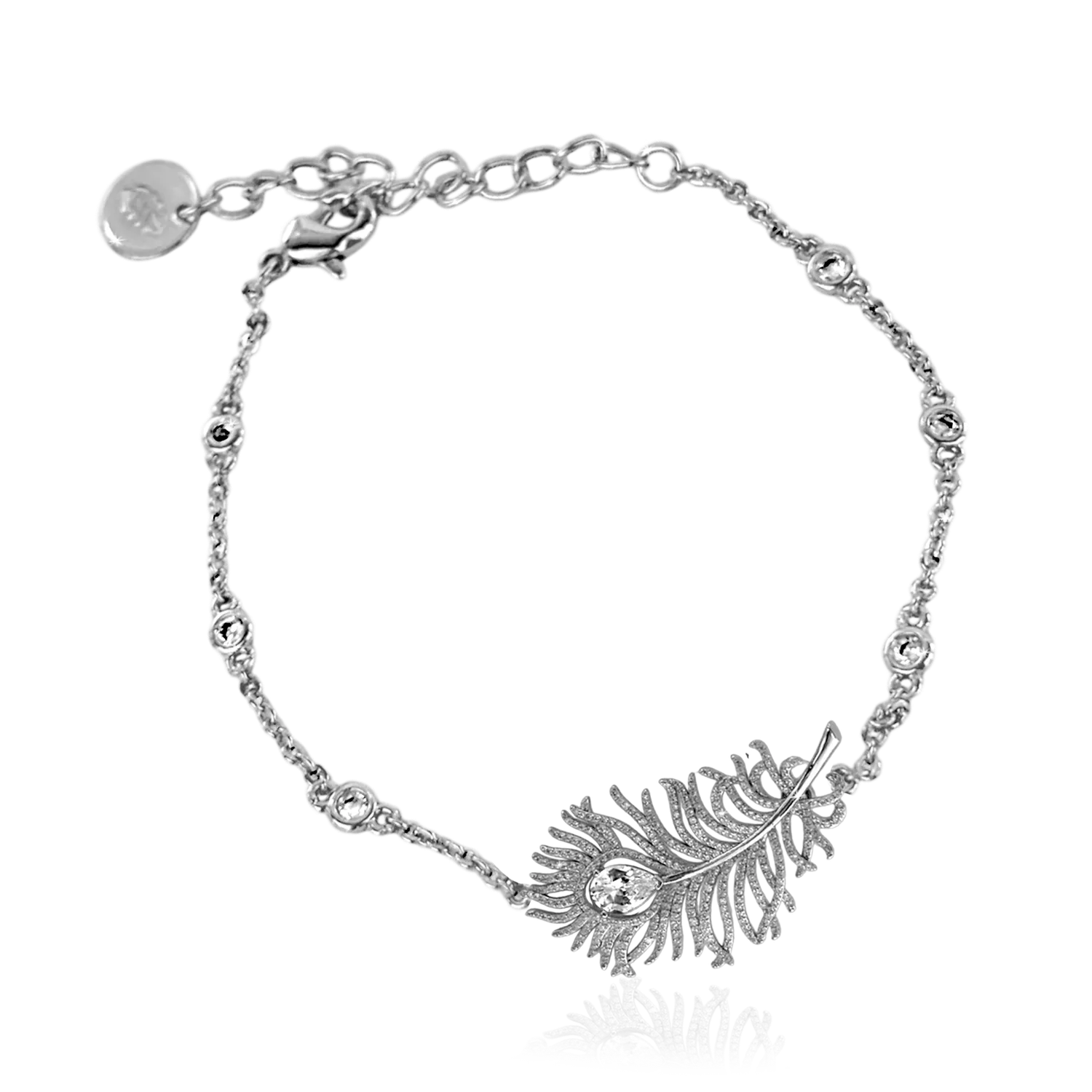 IOAKU Feather Elite armbånd gull 15+5 cm fjær